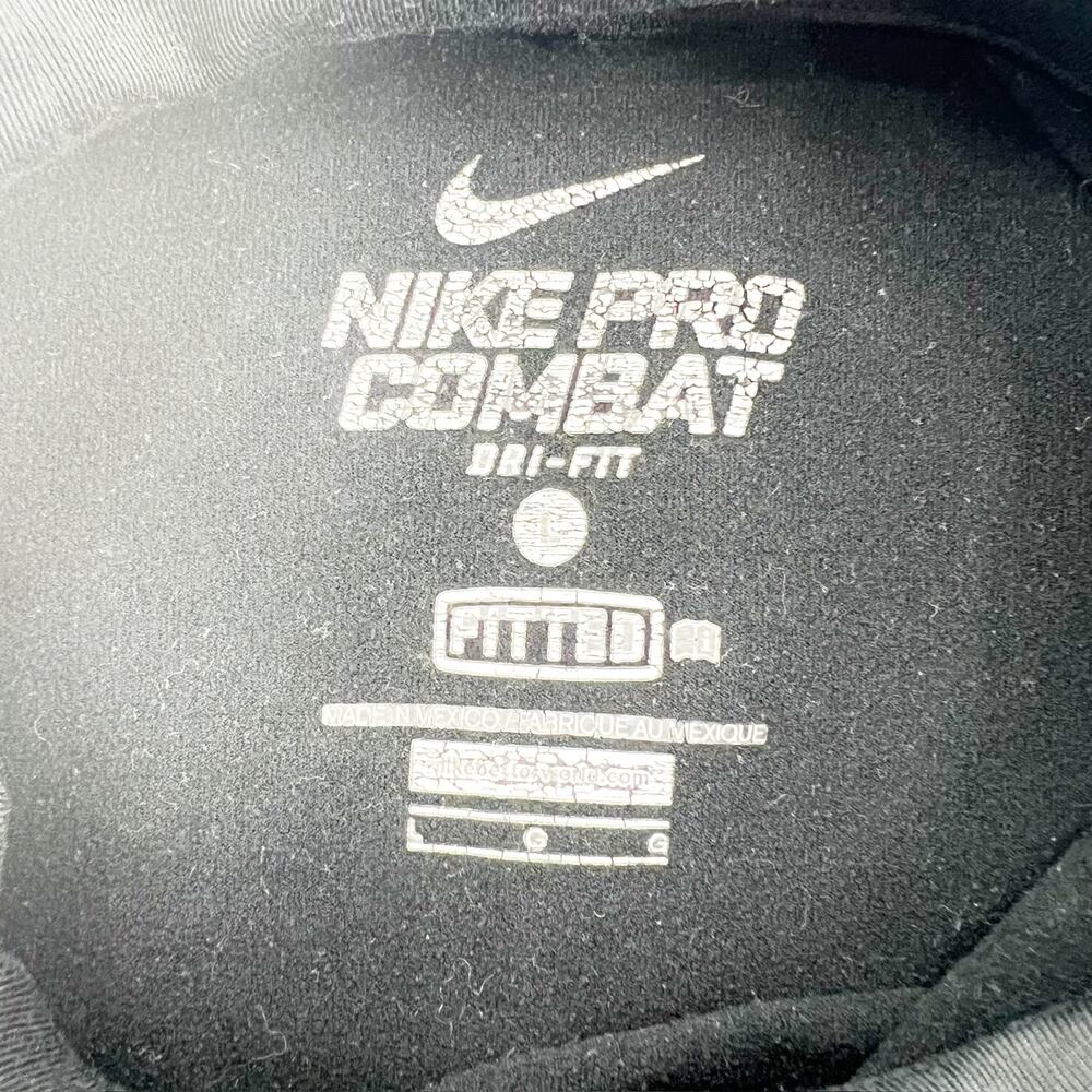 Nike Black Mens Long Sleeve Workout Top‎ L - Picture 3 of 4